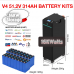16000 Watts Seplos Versão 4 com 51.2V em 16 Baterias EVE 314ah